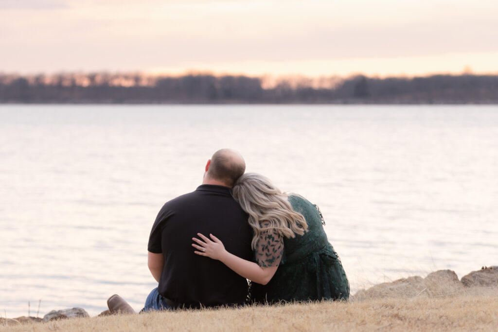 Cuddling on the lake