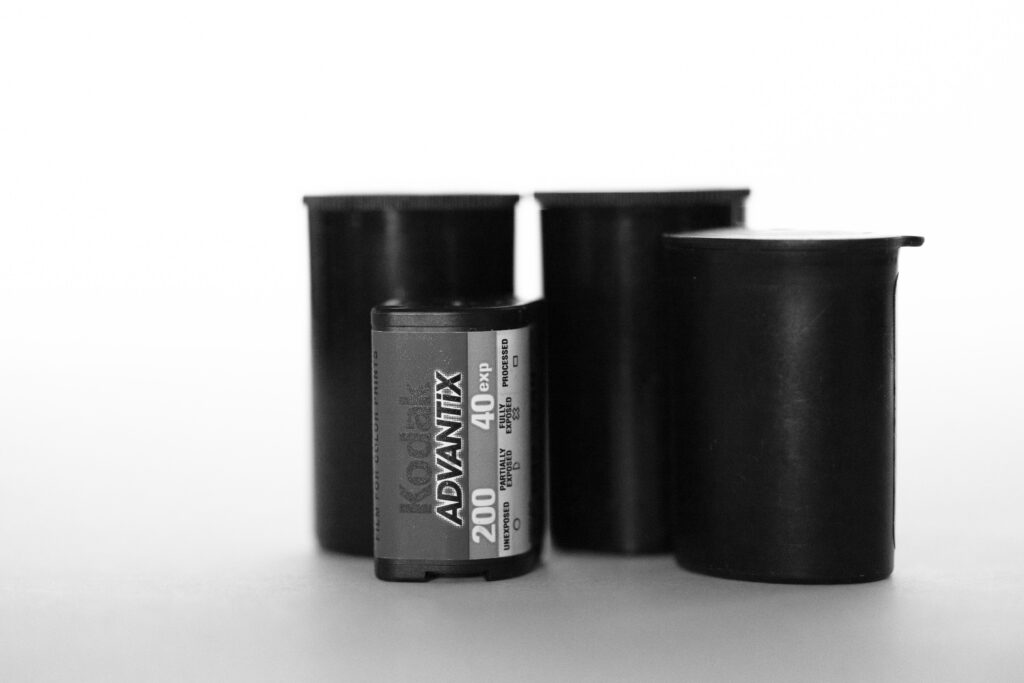 Original Film Canisters from 1988